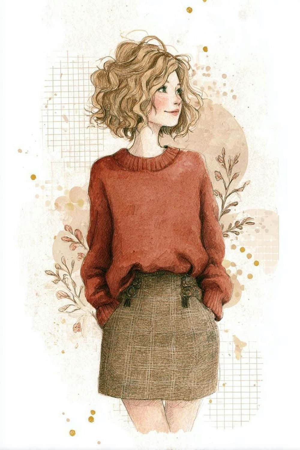 cheerful happy girl dp