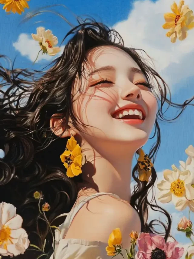 628+ Happy Girl DP Images Joyful Bright and Stylish Vibes