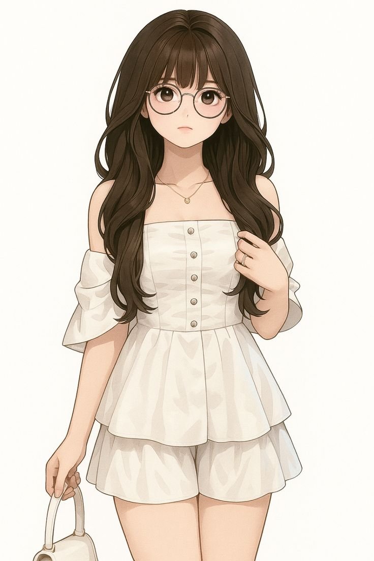 cute cartoon girl dp