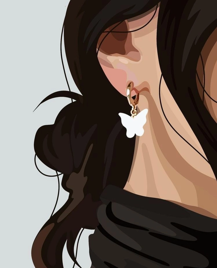 girl earrings dp 7