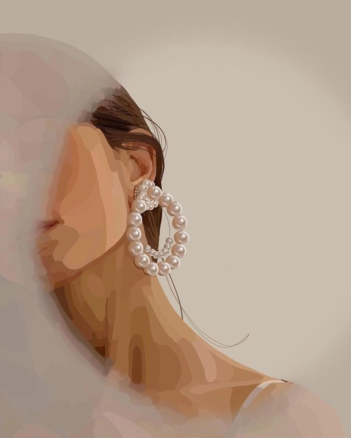 girl earrings dp 8