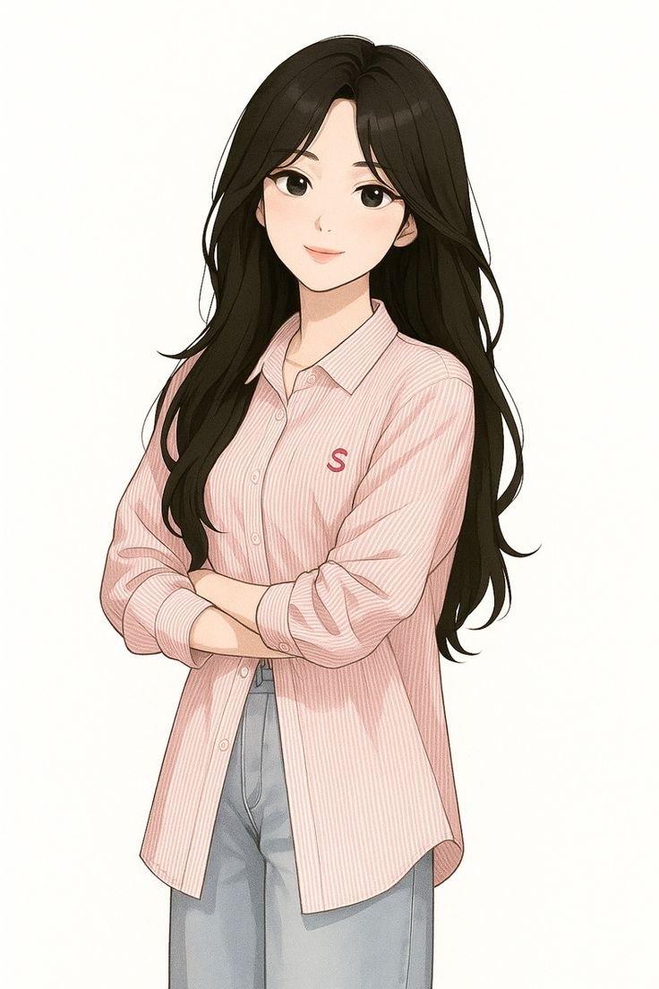 girls cartoon profile picture