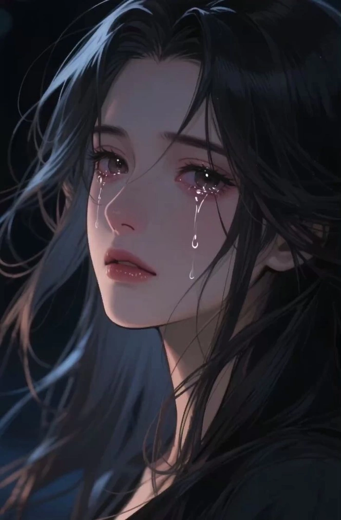 girls sad dp 12