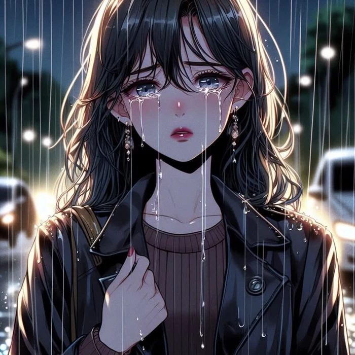 girls sad dp 17