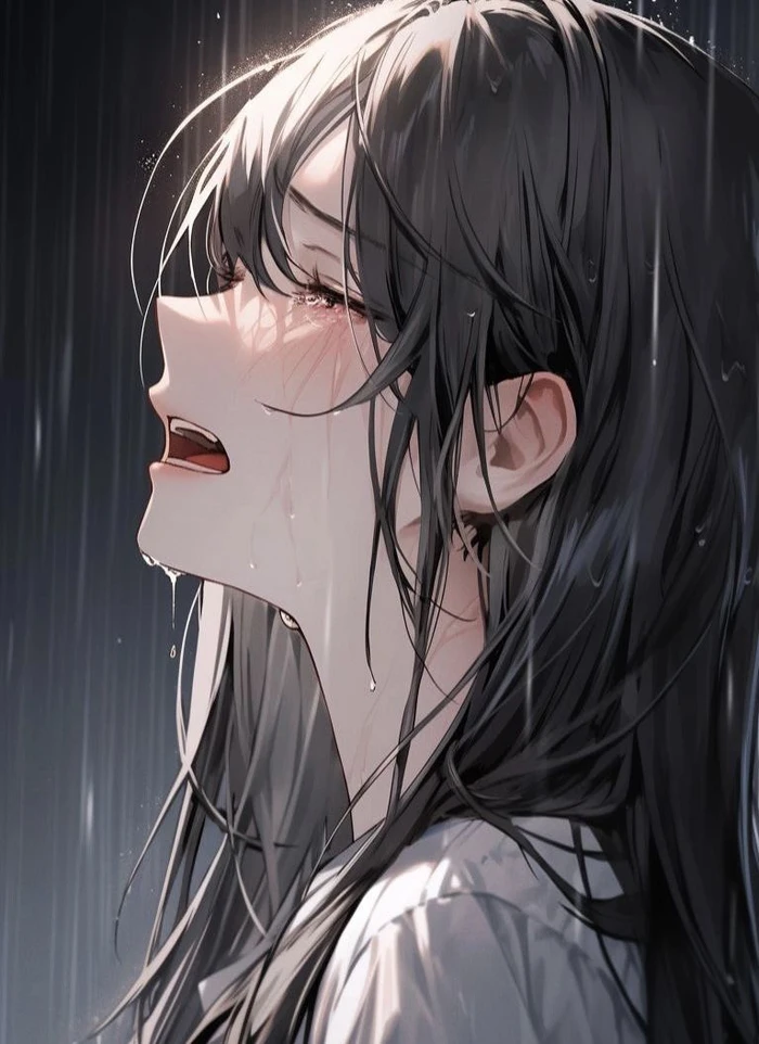 girls sad dp 33
