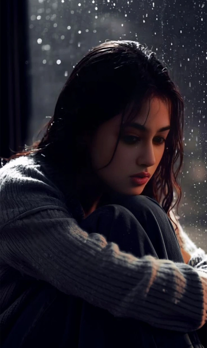 girls sad dp 36