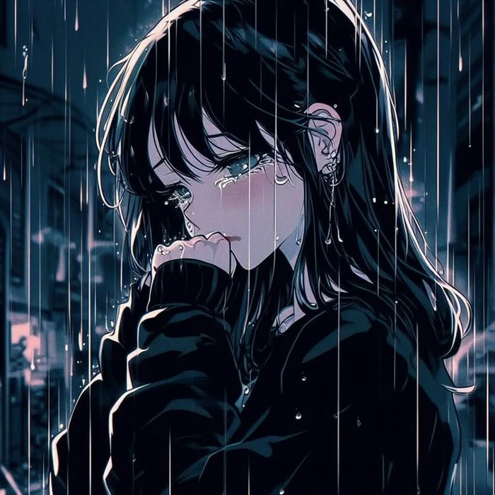 girls sad dp 7