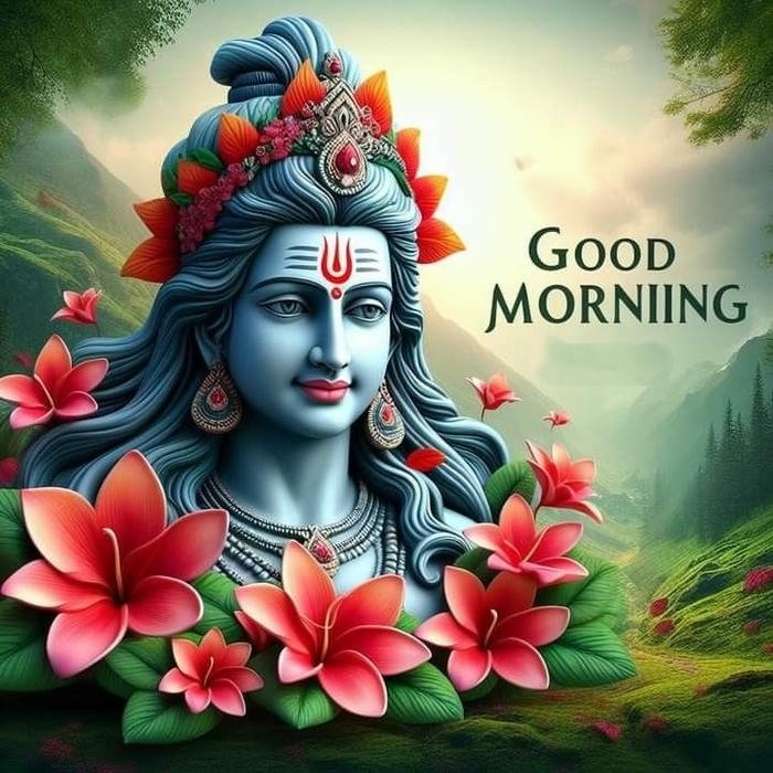 good morning images with om namah shivaya 1