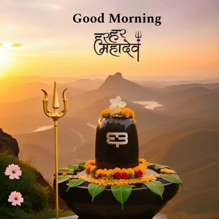 good morning images with om namah shivaya 2