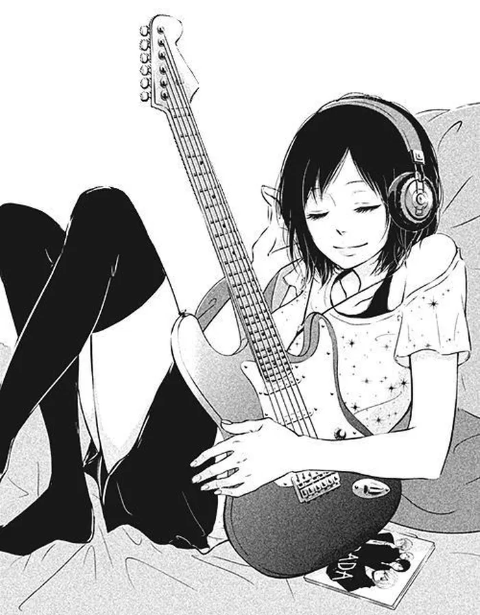 guitar girl dp 27