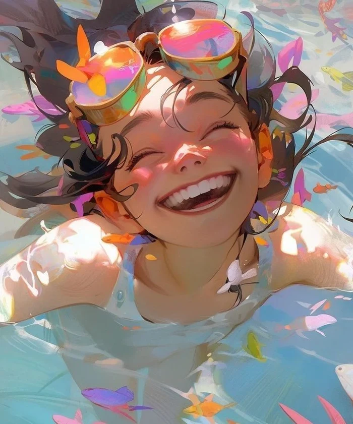 happy girl dp 19