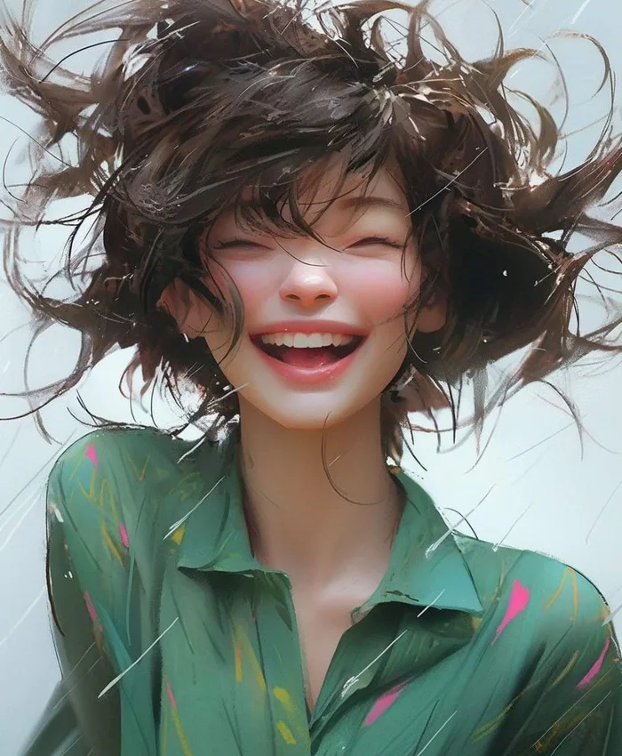 happy girl dp 2