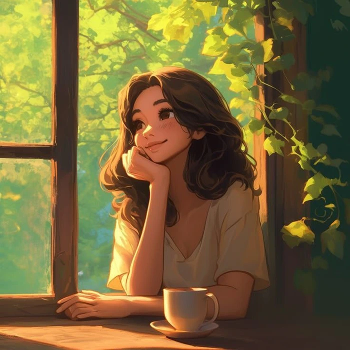 happy girl dp 24