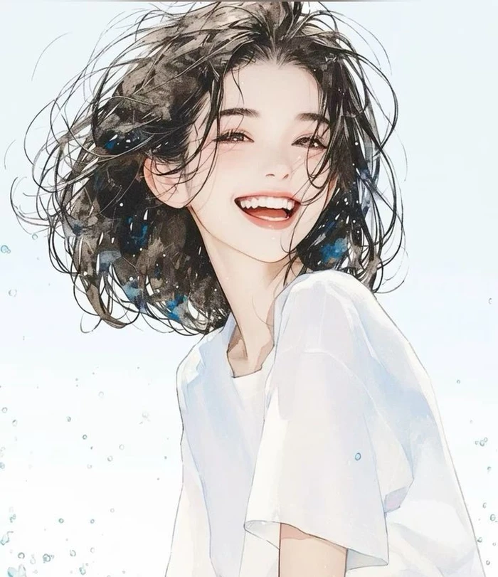 happy girl dp 3