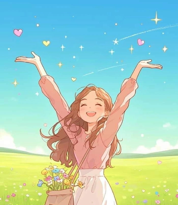happy girl dp 37
