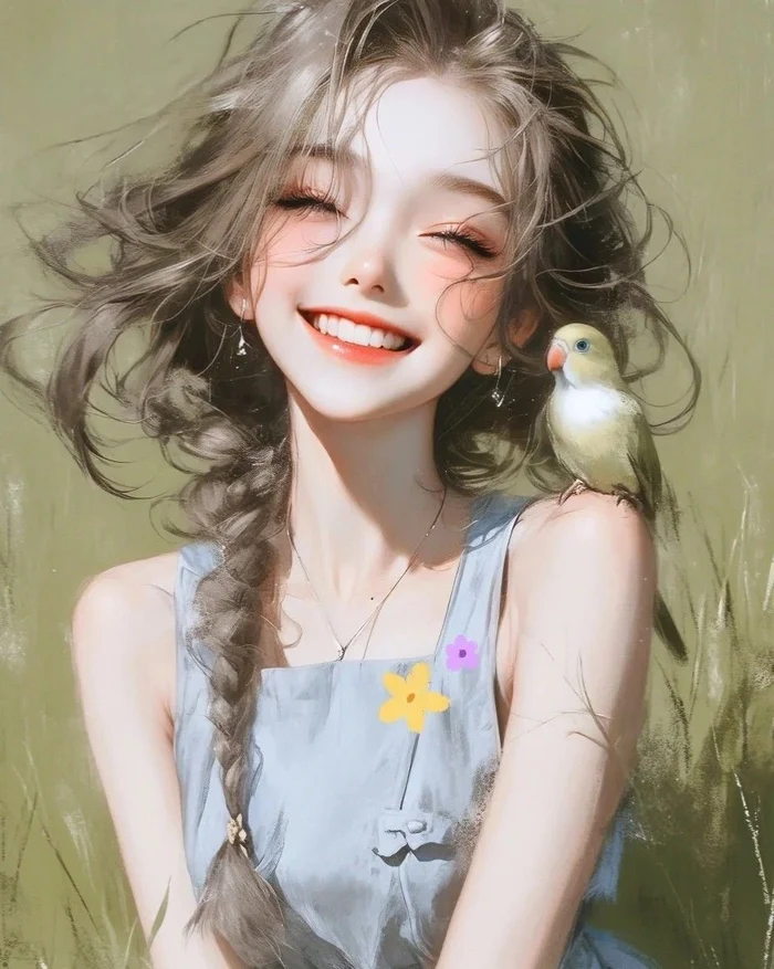 happy girl dp 6
