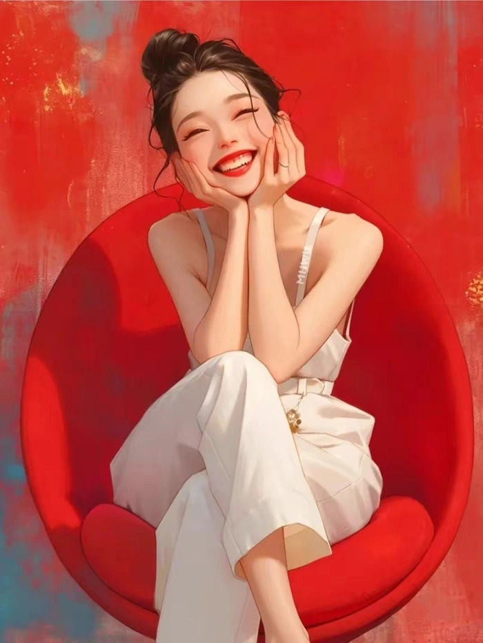 happy girl dp 7