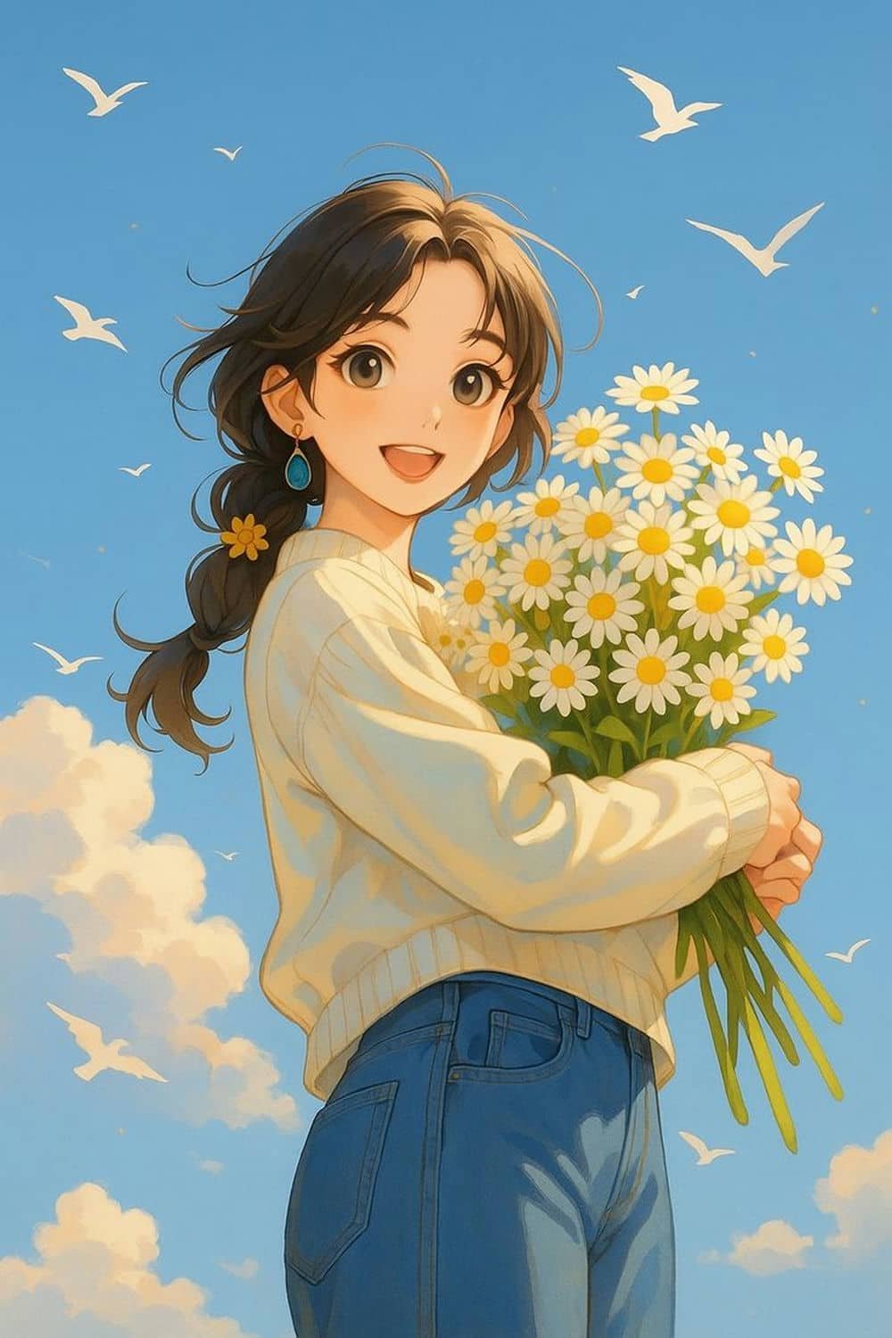 laughing happy girl dp