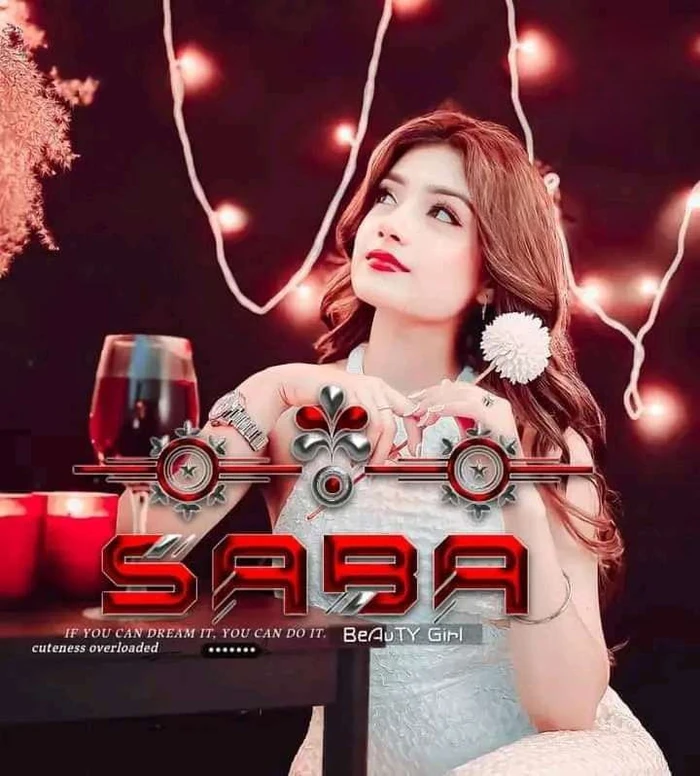 saba name dp 3