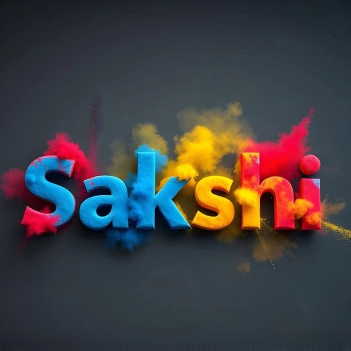 sakshi name dp 3