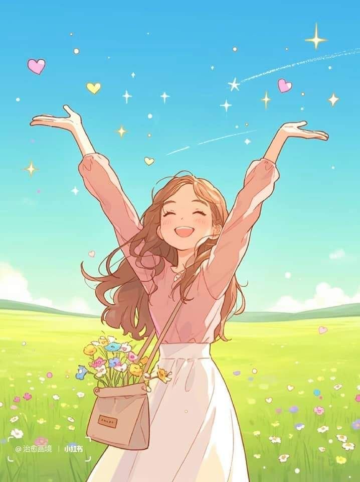 smiling happy girl dp