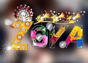 zoya name dp moonlight effect