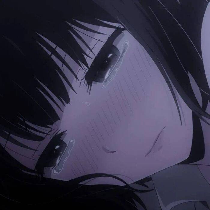 aethetic animated dp for whatsapp sad