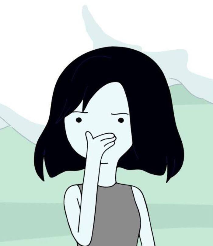 aethetics cartoon dp for whatsapp for girl