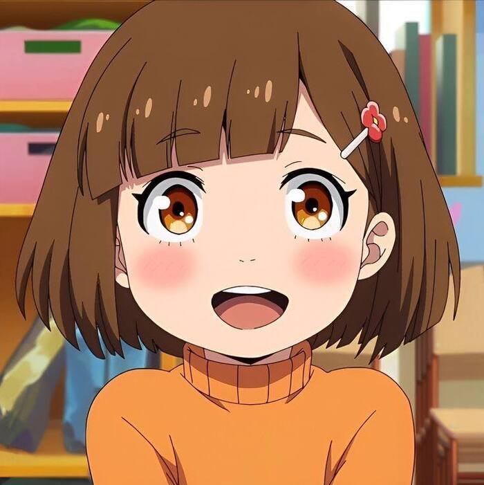aethetics cute anime girl dp