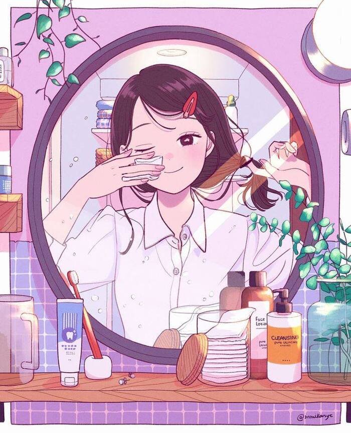 attitude cartoon dp cute girl