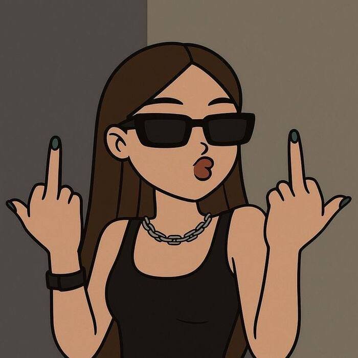 cartoon dp for whatsapp aethetics sad girl full hd
