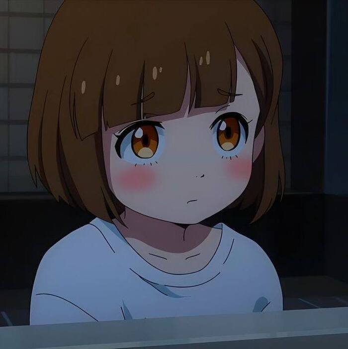 cute anime girl dp image hd