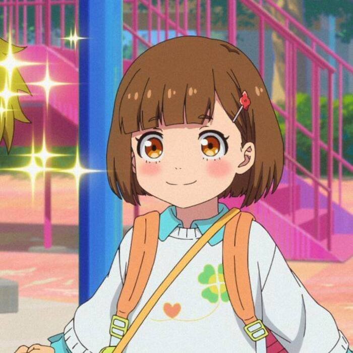 cute anime girl dp image