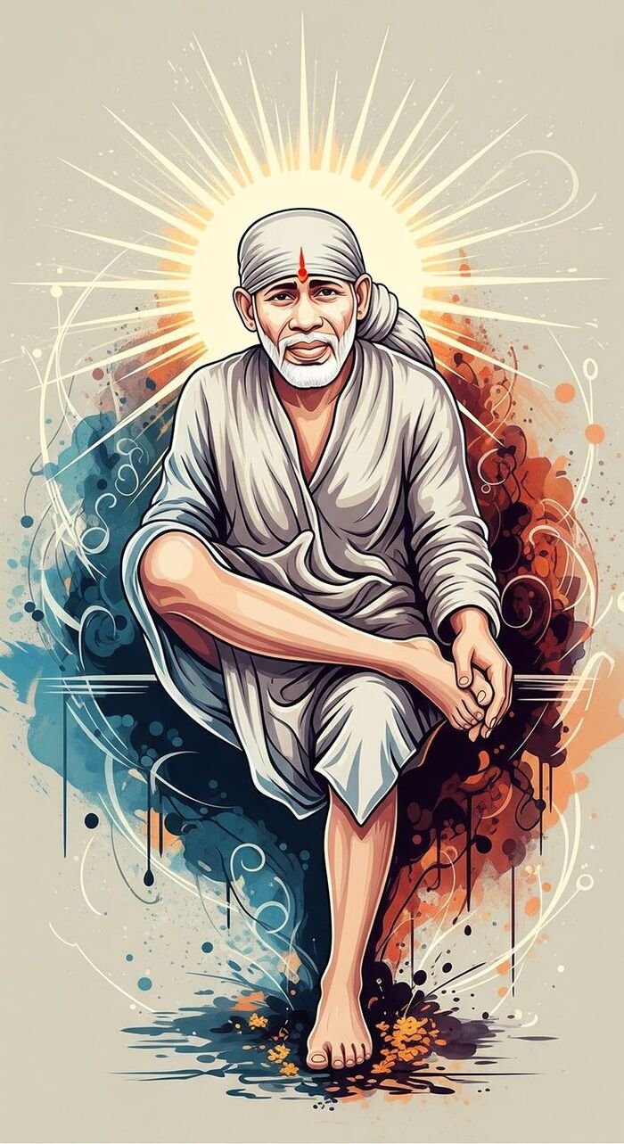 god sai baba images 3d