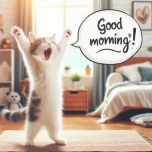 good morning cat images nice hd full