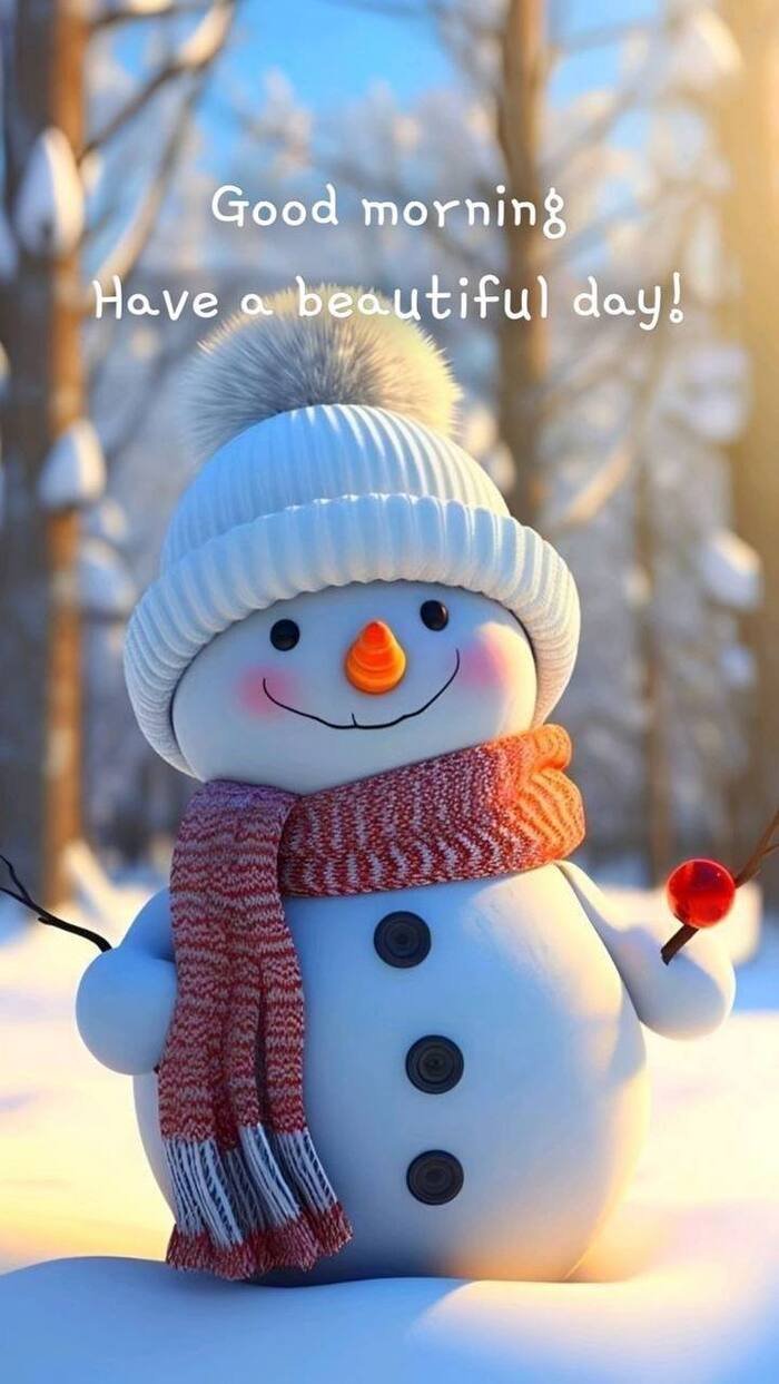 good morning christmas images 4k