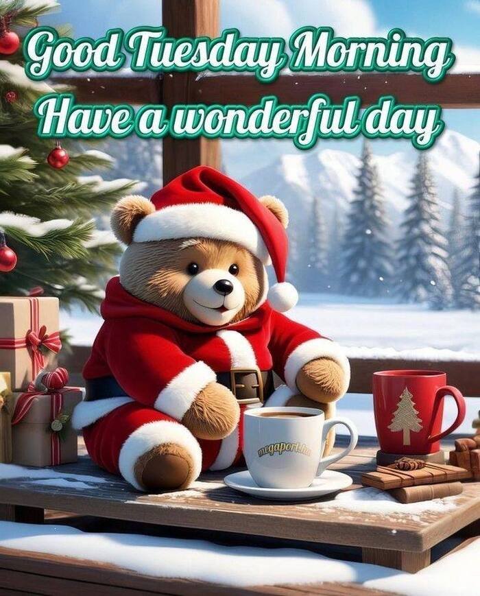 good morning christmas images nice 3k