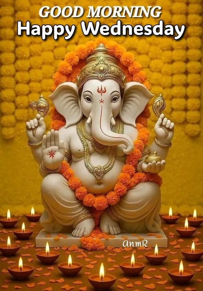 good morning ganesh image aethetic full hd