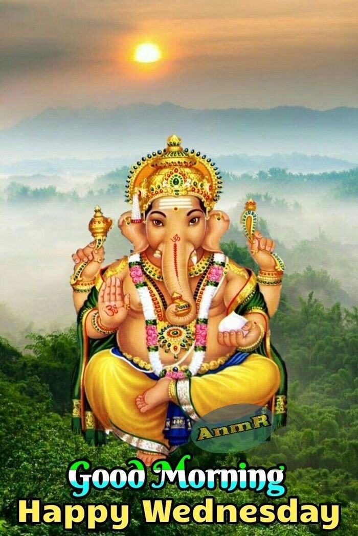 good morning ganesh image aethetic hd