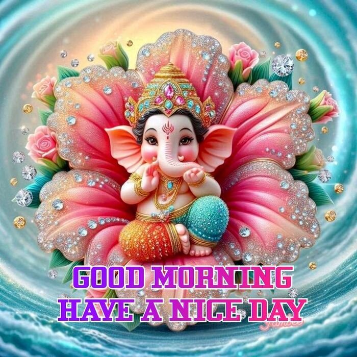good morning ganesh image aethetics full hd