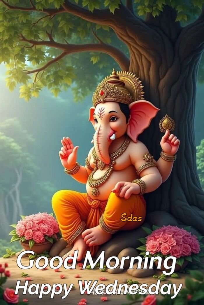 good morning ganesh image aethetics hot