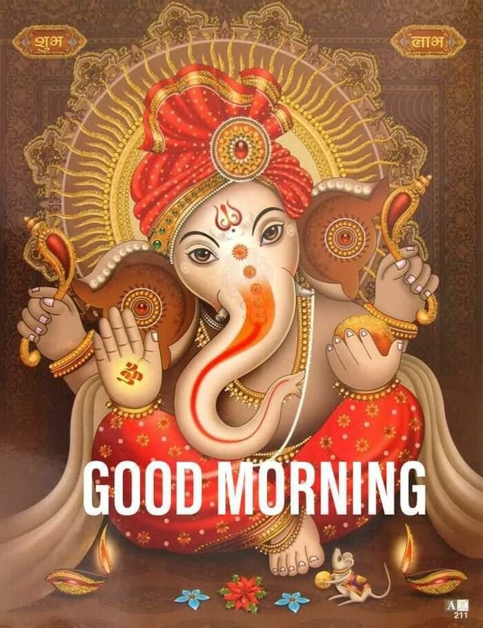 good morning ganesh image aethetics