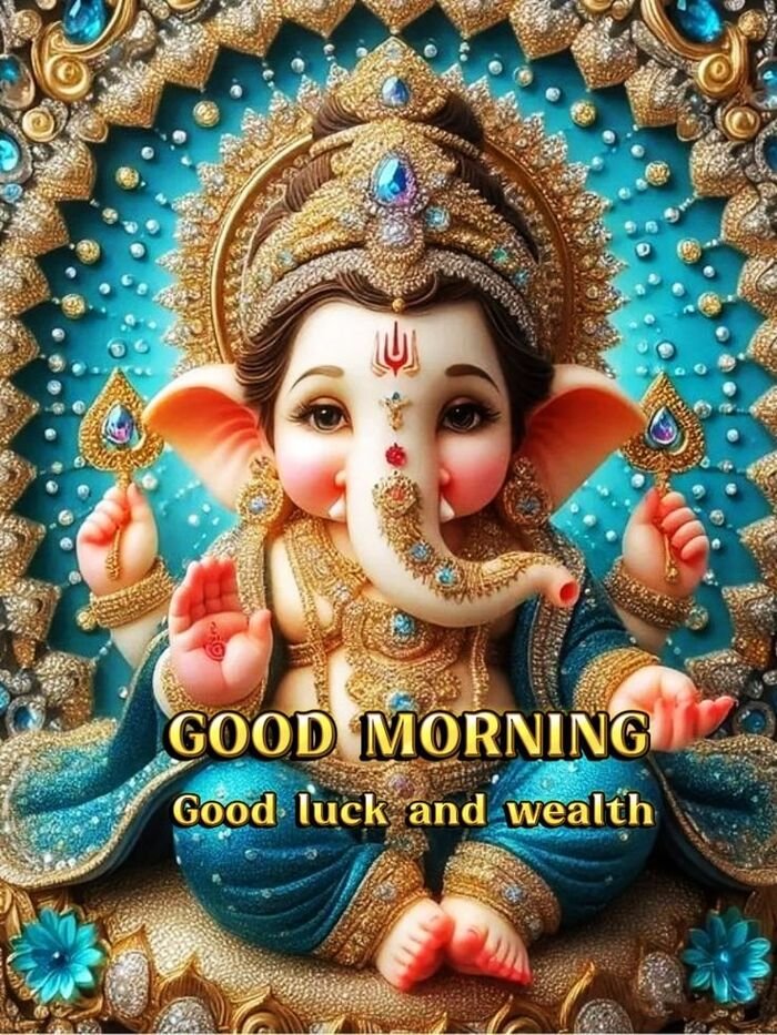 good morning ganesh images 4k