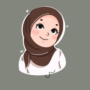 hijab cartoon dp nice 5k full