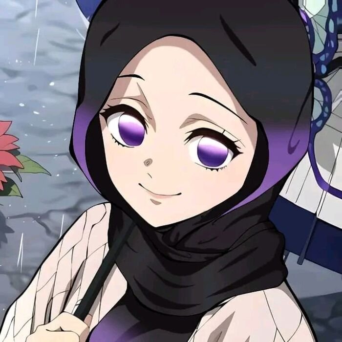 hijab cartoon dp nice 5k