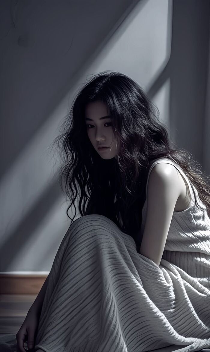 lonely girl dp nice 3d full