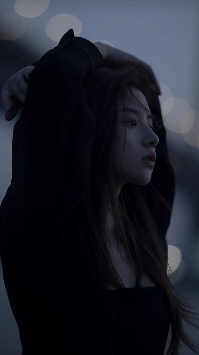 lonely girl dp nice 4d