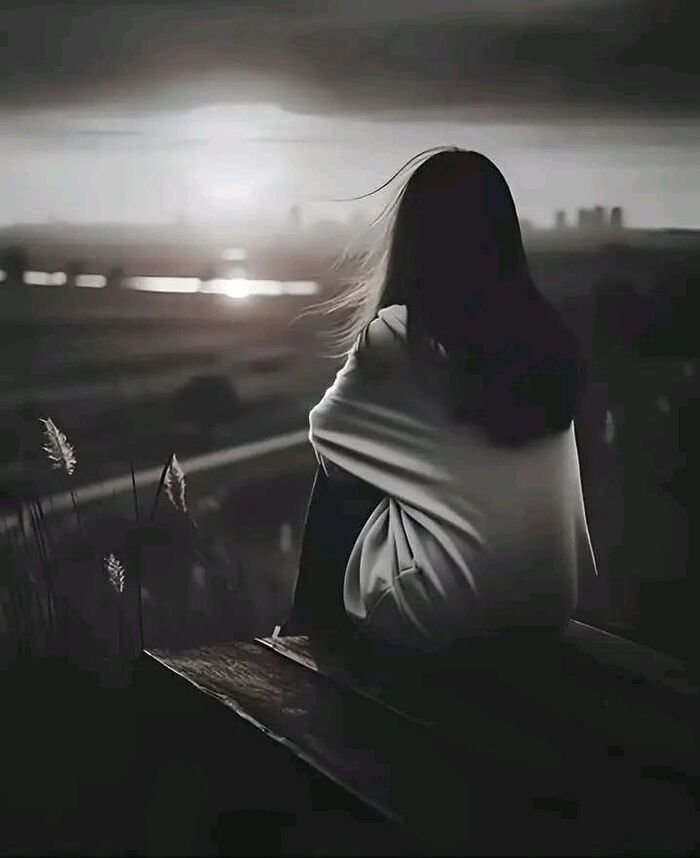 lonely girl dp nice 5d