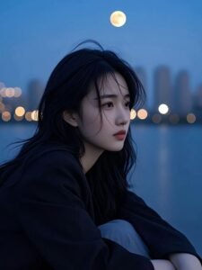 lonely girl dp nice pretty