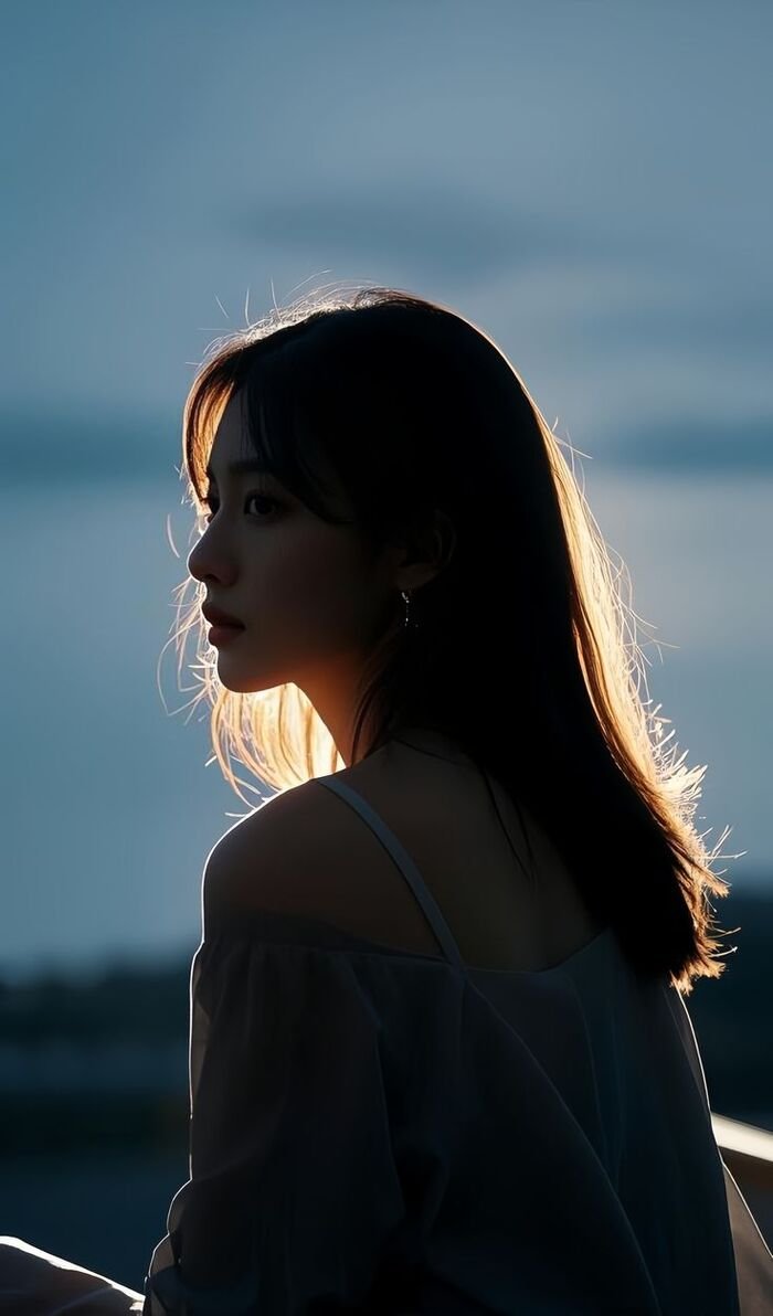 lonely girl dp nice pretty 3d